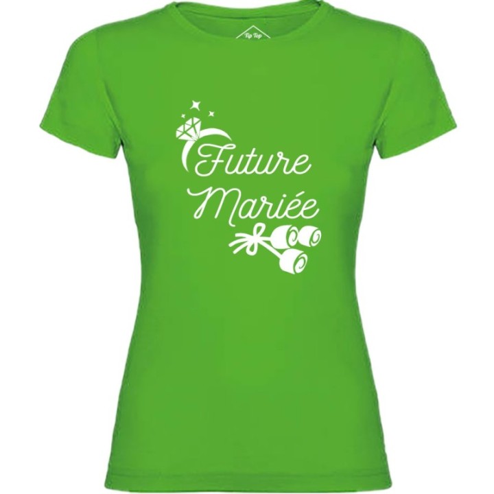 Tip Top Tshirt - T-shirt Femme Future mariée - Made in France