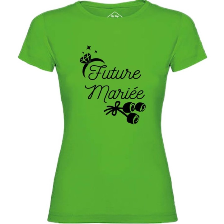 Tip Top Tshirt - T-shirt Femme Future mariée - Made in France