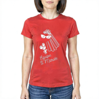 Tip Top Tshirt - T-shirt Femme Equipe de la mariée - Made in France
