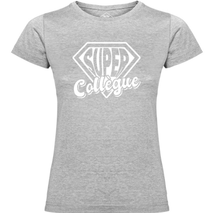 Tip Top Tshirt - T-shirt Femme Super Collègue - Made in France