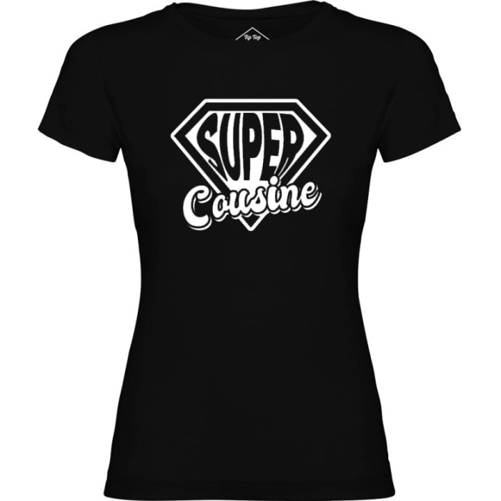 Tip Top Tshirt - T-shirt Femme Super Cousine - Made in France