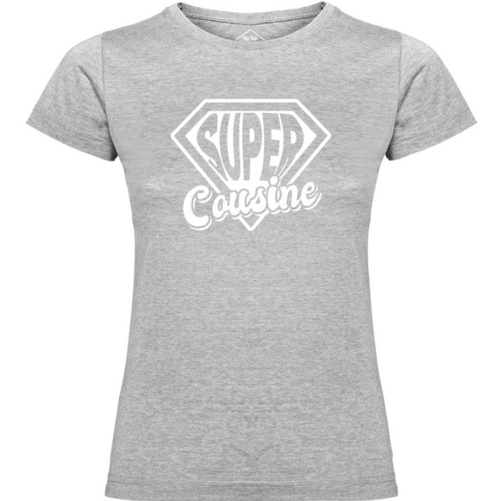 Tip Top Tshirt - T-shirt Femme Super Cousine - Made in France