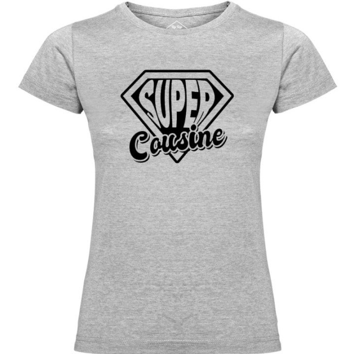 Tip Top Tshirt - T-shirt Femme Super Cousine - Made in France