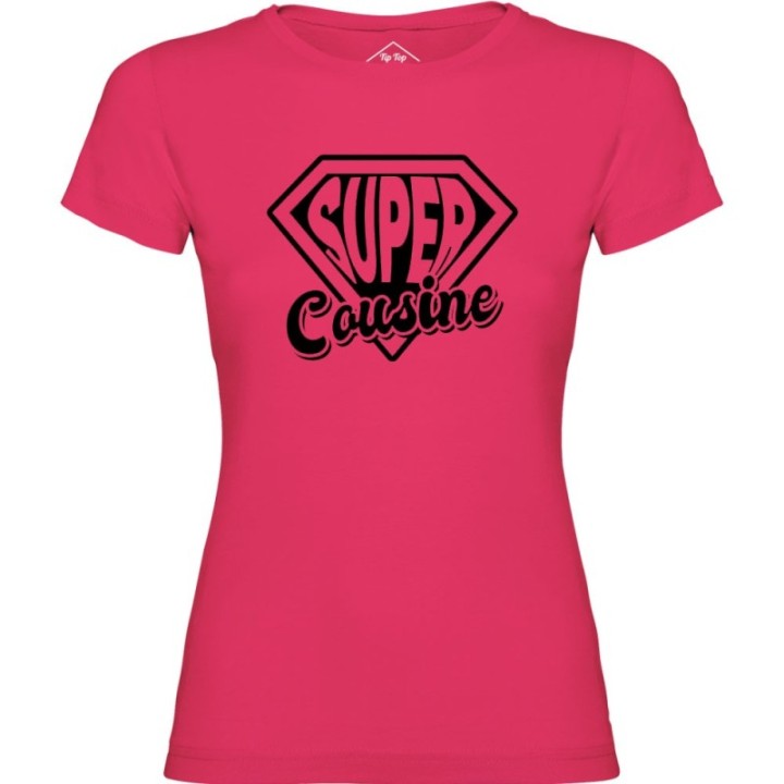 Tip Top Tshirt - T-shirt Femme Super Cousine - Made in France