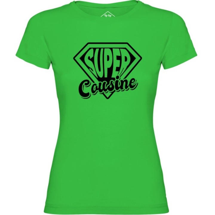 Tip Top Tshirt - T-shirt Femme Super Cousine - Made in France