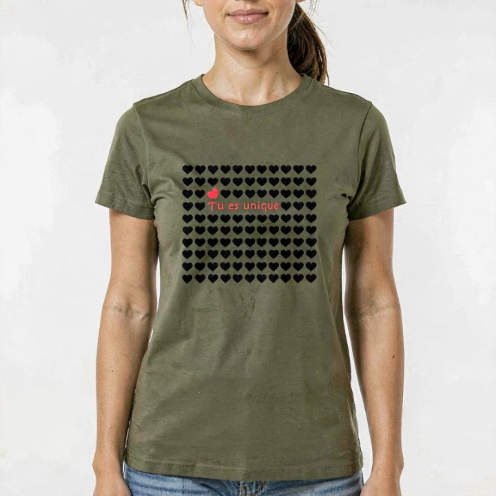 Tip Top Tshirt - T-shirt Femme Tu es unique - Made in France