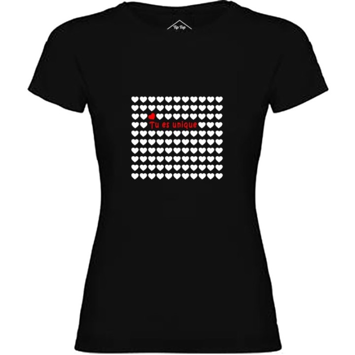 Tip Top Tshirt - T-shirt Femme Tu es unique - Made in France