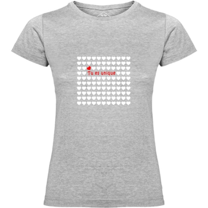 Tip Top Tshirt - T-shirt Femme Tu es unique - Made in France