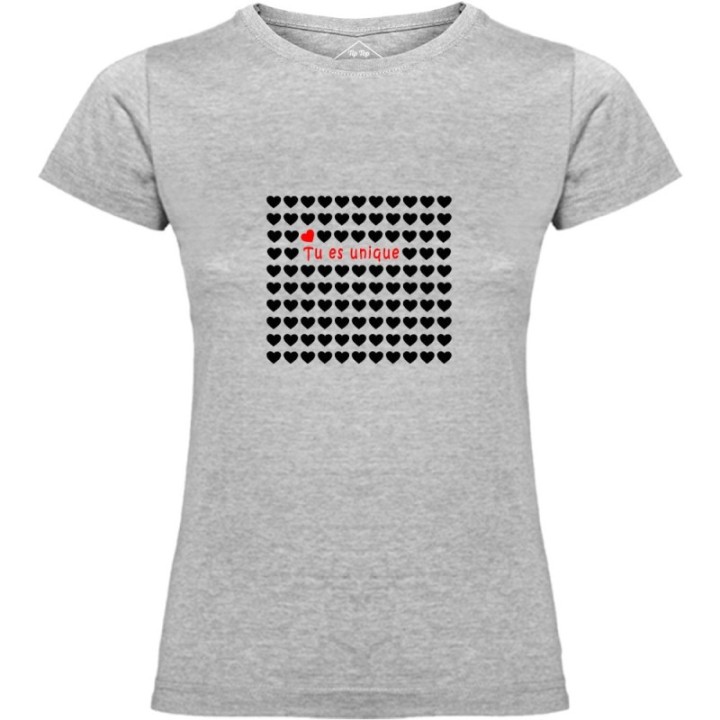 Tip Top Tshirt - T-shirt Femme Tu es unique - Made in France