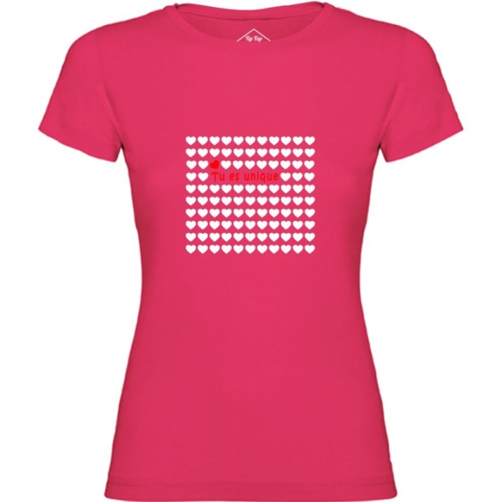 Tip Top Tshirt - T-shirt Femme Tu es unique - Made in France