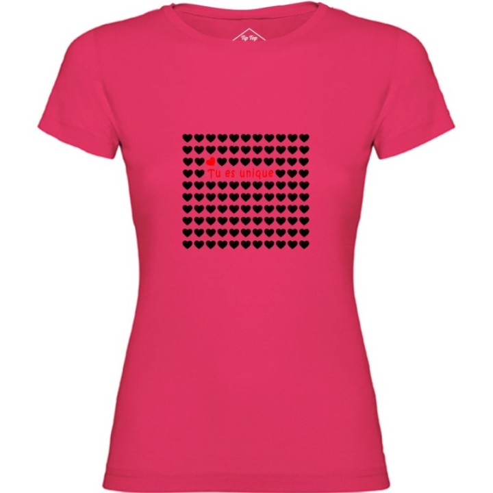 Tip Top Tshirt - T-shirt Femme Tu es unique - Made in France