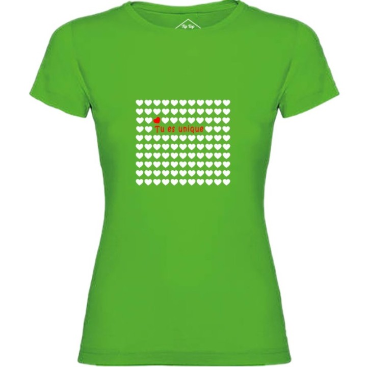 Tip Top Tshirt - T-shirt Femme Tu es unique - Made in France