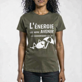 Tip Top Tshirt - T-shirt Femme L'énergie est notre avenir - Made in France