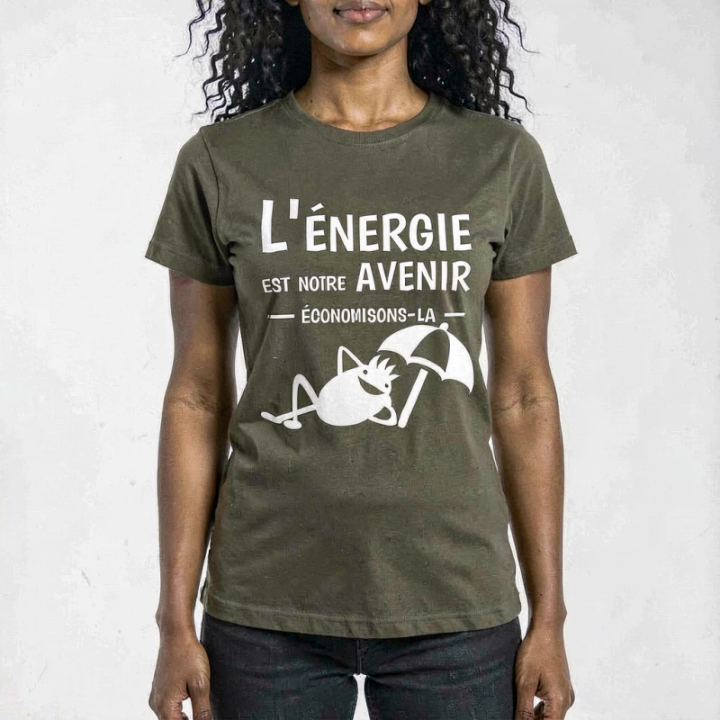 Tip Top Tshirt - T-shirt Femme L'énergie est notre avenir - Made in France