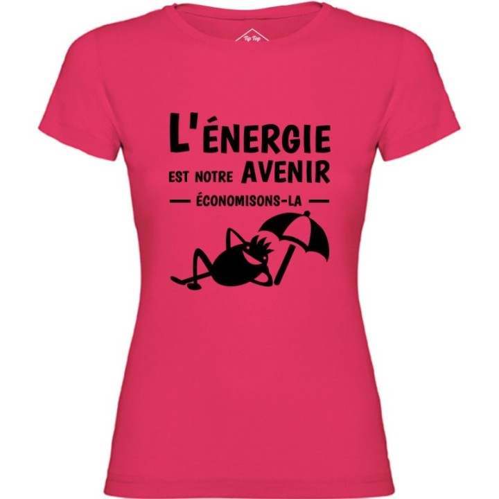 Tip Top Tshirt - T-shirt Femme L'énergie est notre avenir - Made in France