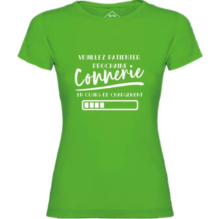 Tip Top Tshirt - T-shirt Femme Connerie en cours de chargement - Made in France