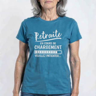Tip Top Tshirt - T-shirt Femme Retraite en cours de chargement - Made in France