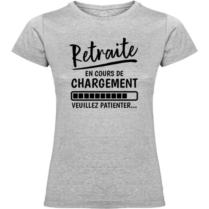 Tip Top Tshirt - T-shirt Femme Retraite en cours de chargement - Made in France