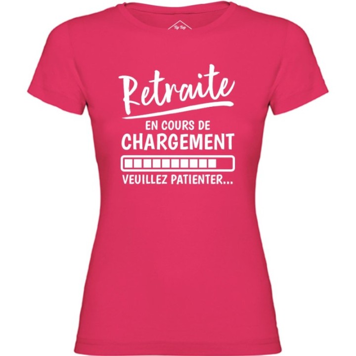 Tip Top Tshirt - T-shirt Femme Retraite en cours de chargement - Made in France