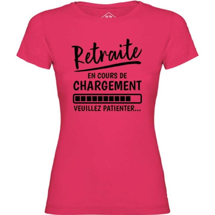 Tip Top Tshirt - T-shirt Femme Retraite en cours de chargement - Made in France