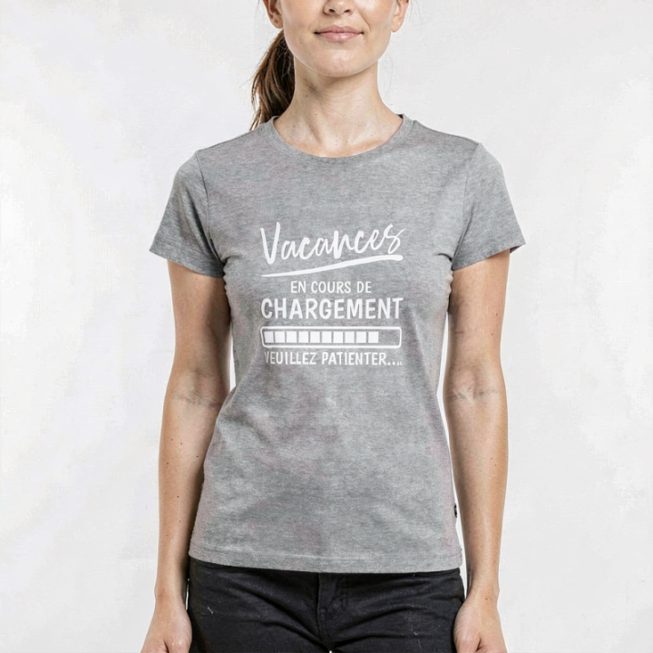 Tip Top Tshirt - T-shirt Femme Vacances en cours de chargement - Made in France