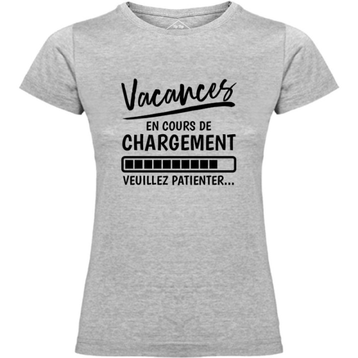 Tip Top Tshirt - T-shirt Femme Vacances en cours de chargement - Made in France