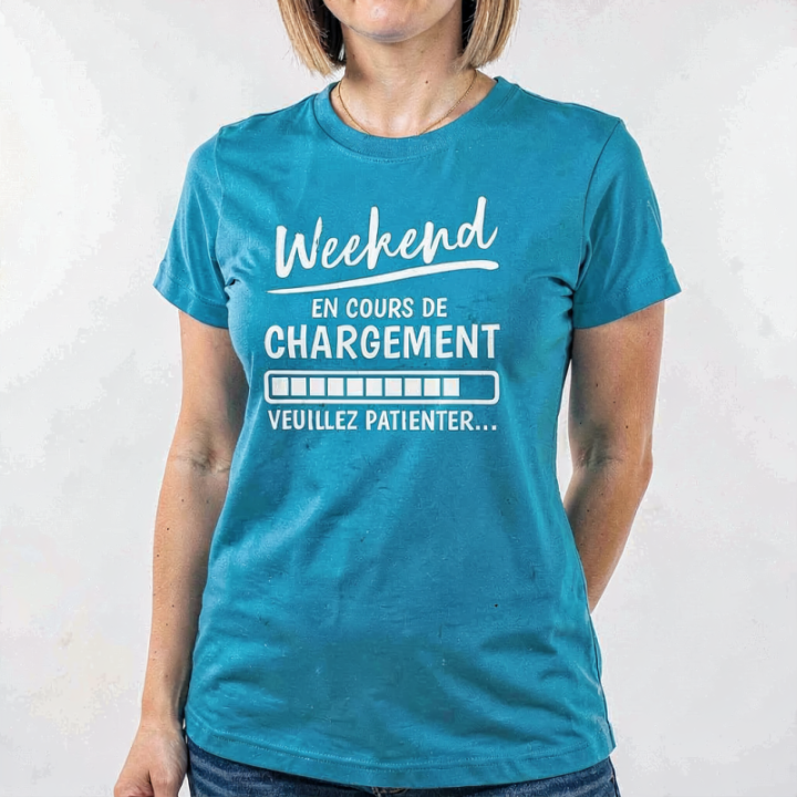 Tip Top Tshirt - T-shirt Femme Weekend en cours de chargement - Made in France