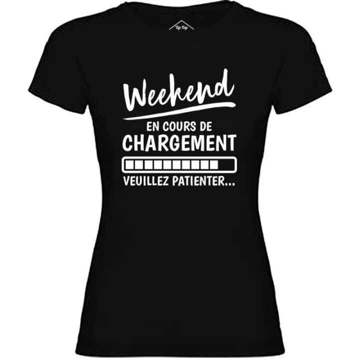 Tip Top Tshirt - T-shirt Femme Weekend en cours de chargement - Made in France