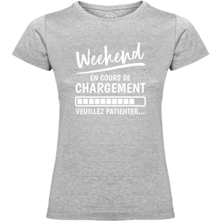 Tip Top Tshirt - T-shirt Femme Weekend en cours de chargement - Made in France