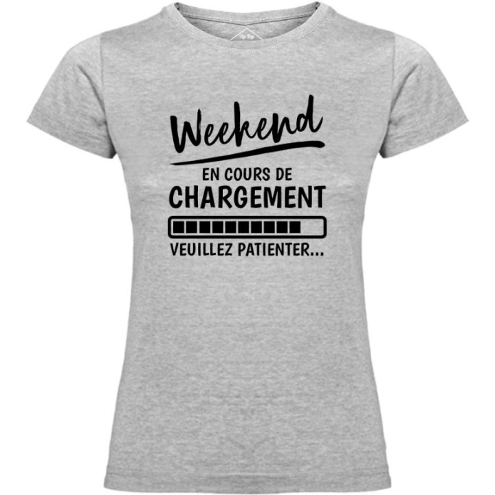Tip Top Tshirt - T-shirt Femme Weekend en cours de chargement - Made in France