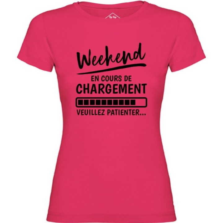 Tip Top Tshirt - T-shirt Femme Weekend en cours de chargement - Made in France