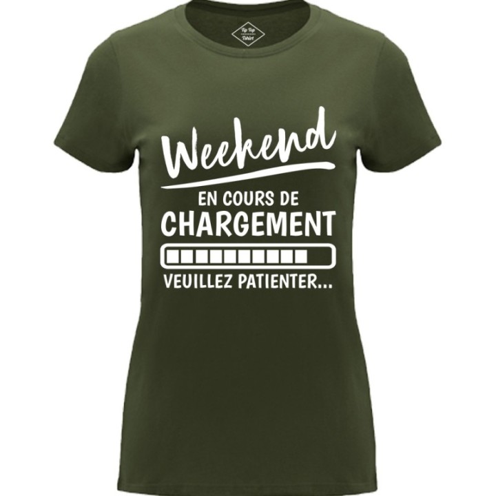 Tip Top Tshirt - T-shirt Femme Weekend en cours de chargement - Made in France
