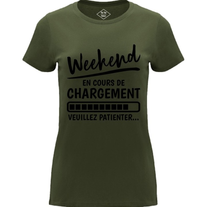 Tip Top Tshirt - T-shirt Femme Weekend en cours de chargement - Made in France