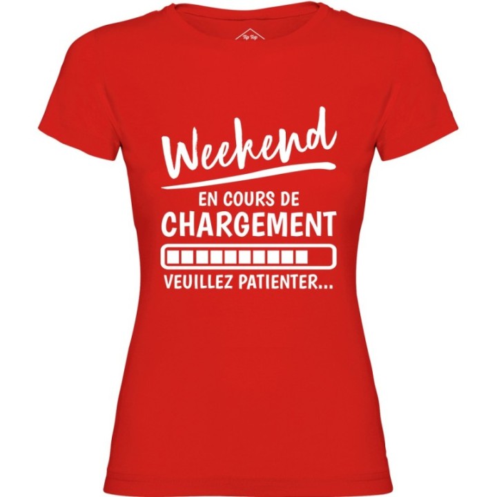 Tip Top Tshirt - T-shirt Femme Weekend en cours de chargement - Made in France