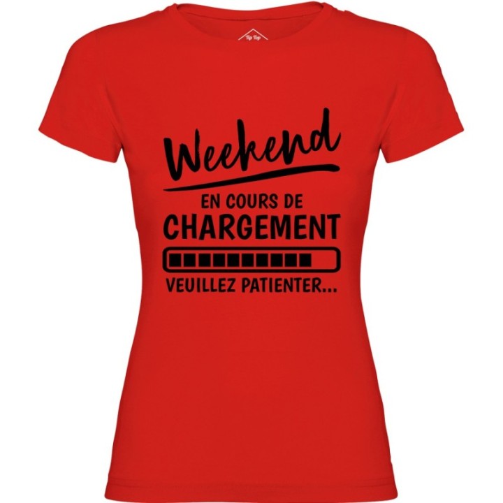Tip Top Tshirt - T-shirt Femme Weekend en cours de chargement - Made in France