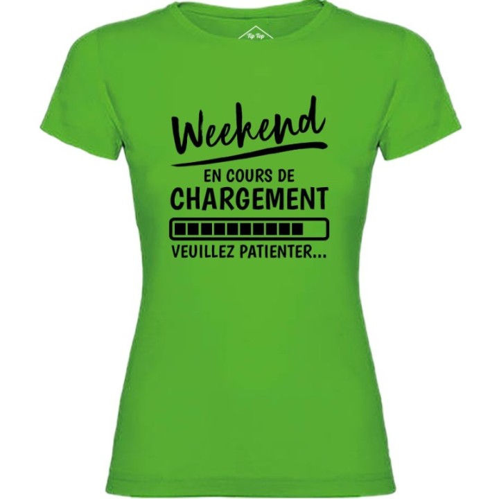 Tip Top Tshirt - T-shirt Femme Weekend en cours de chargement - Made in France