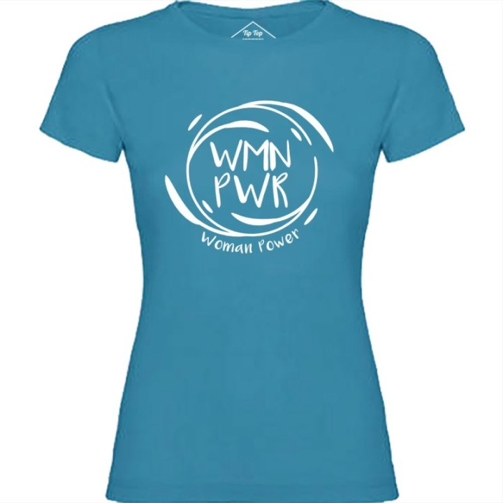 Tip Top Tshirt - T-shirt Femme Woman Power - Made in France