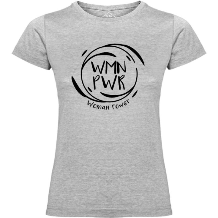 Tip Top Tshirt - T-shirt Femme Woman Power - Made in France