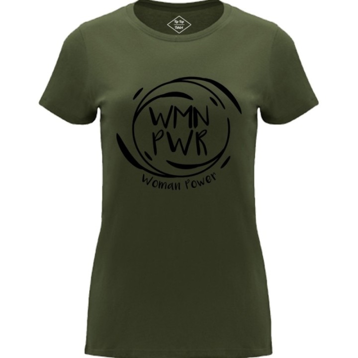 Tip Top Tshirt - T-shirt Femme Woman Power - Made in France