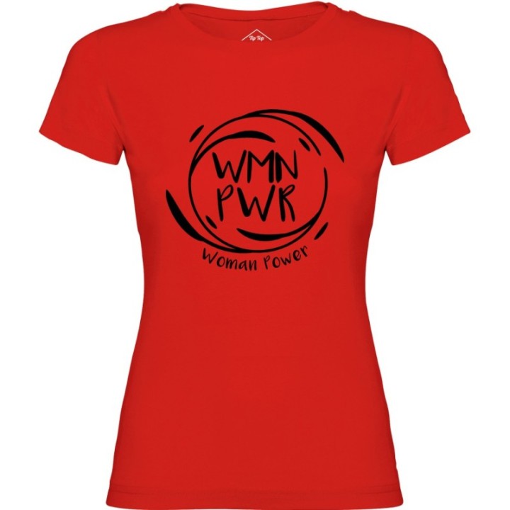 Tip Top Tshirt - T-shirt Femme Woman Power - Made in France