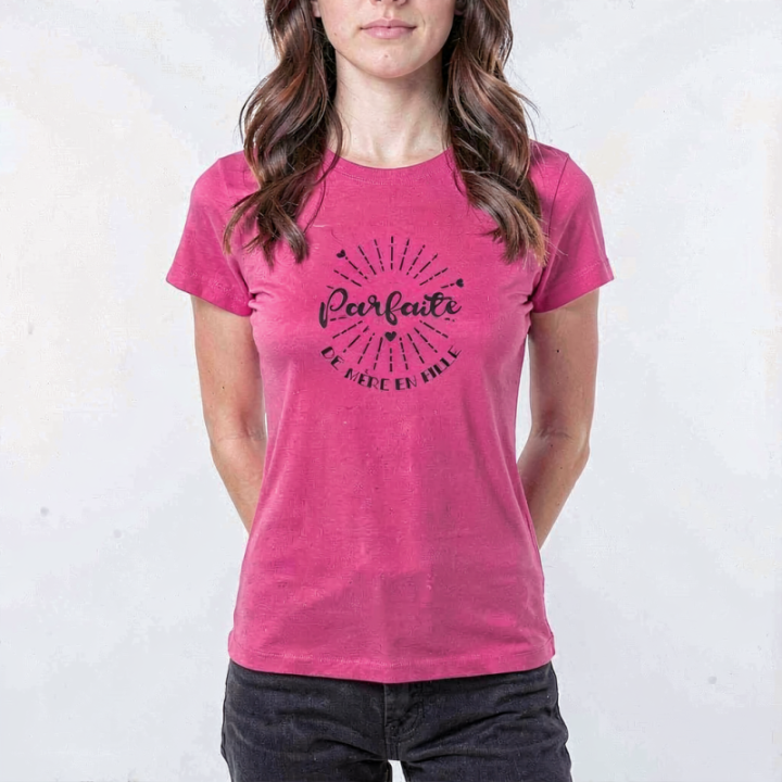 Tip Top Tshirt - T-shirt Femme Parfaite de mère en fille - Made in France
