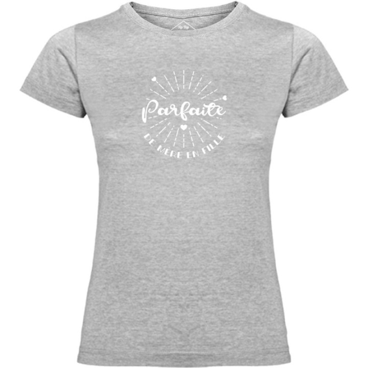 Tip Top Tshirt - T-shirt Femme Parfaite de mère en fille - Made in France