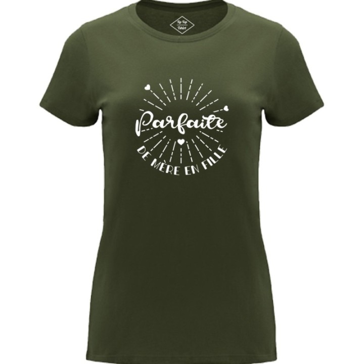 Tip Top Tshirt - T-shirt Femme Parfaite de mère en fille - Made in France