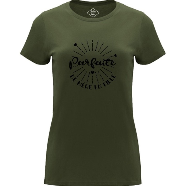 Tip Top Tshirt - T-shirt Femme Parfaite de mère en fille - Made in France