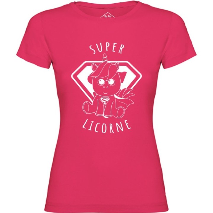 Tip Top Tshirt - T-shirt Femme Super Licorne - Made in France