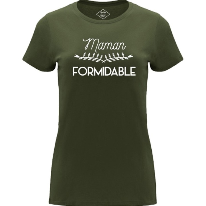 Tip Top Tshirt - T-shirt Femme Maman formidable - Made in France