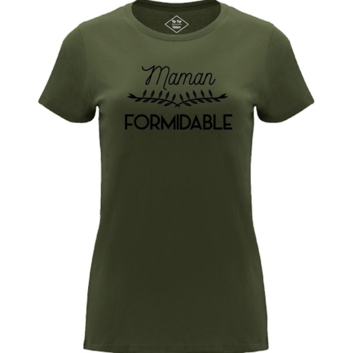 Tip Top Tshirt - T-shirt Femme Maman formidable - Made in France