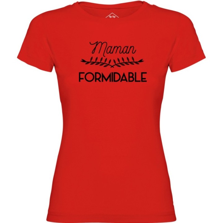 Tip Top Tshirt - T-shirt Femme Maman formidable - Made in France