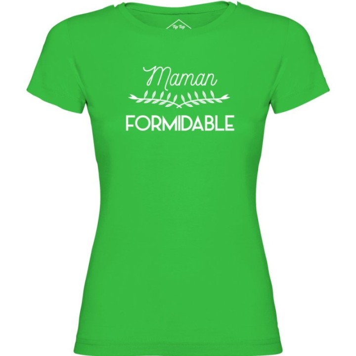 Tip Top Tshirt - T-shirt Femme Maman formidable - Made in France