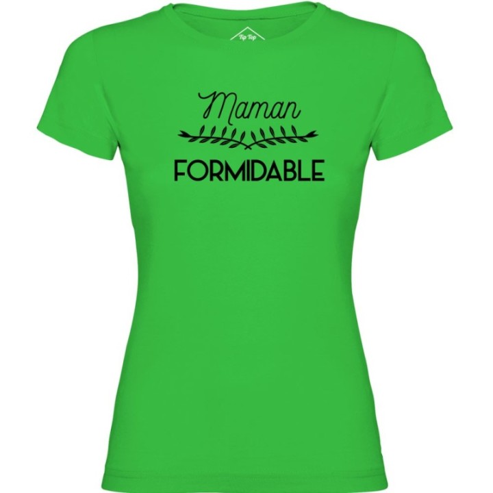 Tip Top Tshirt - T-shirt Femme Maman formidable - Made in France